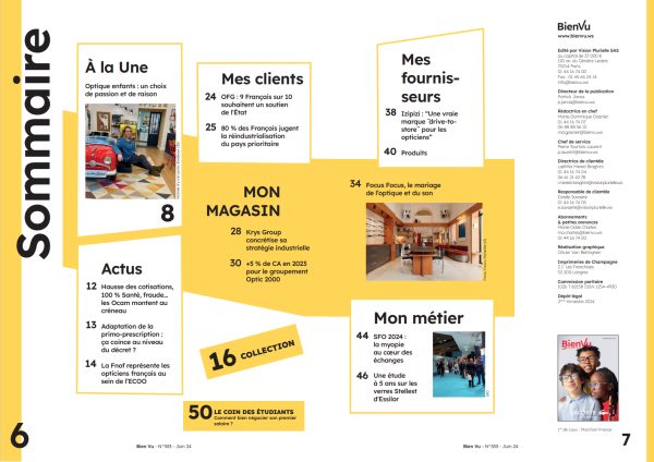 Bien Vu N°333 - Juin 2024 - Sommaire