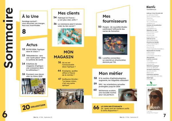 Bien Vu N°346 - Septembre 2025 - Sommaire