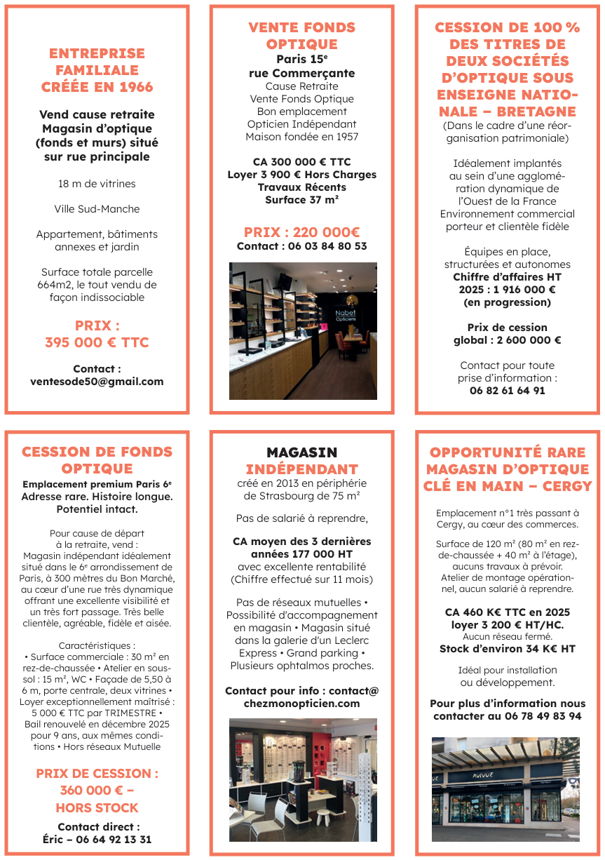 Annonces